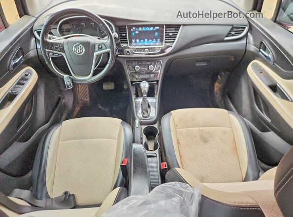 KL4CJASBXKB821011 2019 BUICK ENCORE Red Առջևի վահանակի տեսք