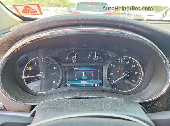 KL4CJASBXKB885338 2019 BUICK ENCORE Gray Widok zestawu wskaźników