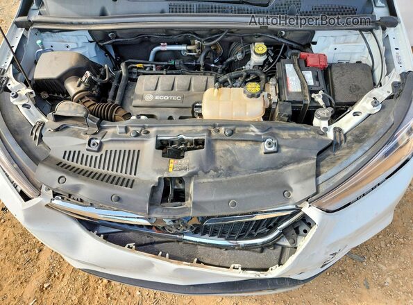KL4CJASBXKB886697 2019 BUICK ENCORE White Widok komory silnika