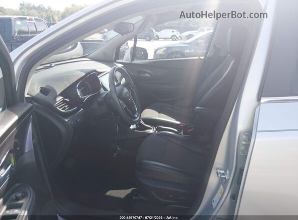 KL4CJASBXMB341120 2021 BUICK ENCORE Silver წინა სალონის ხედი