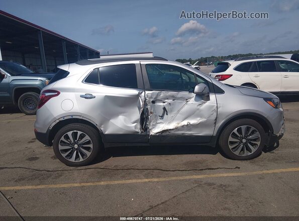 KL4CJASBXMB341120 2021 BUICK ENCORE Silver უკანა სალონის ხედი