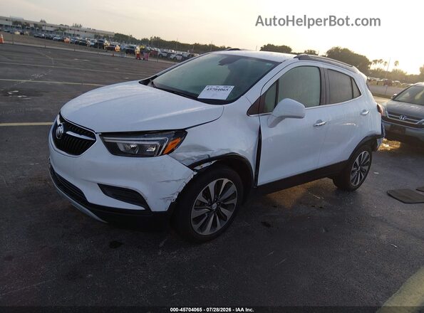KL4CJASM0NB518132 2022 BUICK ENCORE White Front left