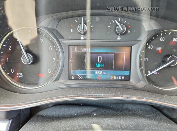 KL4CJASM1NB558557 2022 BUICK ENCORE Black Instrument cluster view