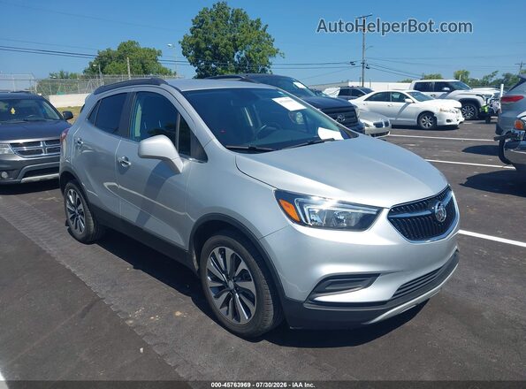 KL4CJASM3NB505911 2022 BUICK ENCORE Silver უკანა სალონის ხედი