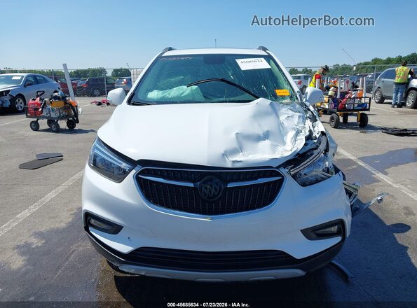 KL4CJBSB0JB523152 2018 BUICK ENCORE White Widok zestawu wskaźników