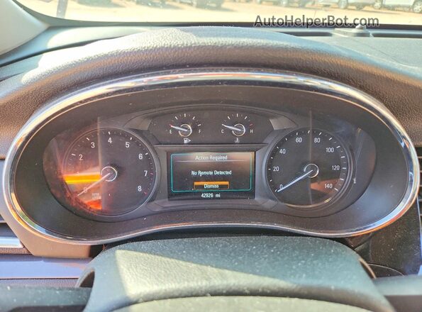 KL4CJBSB5HB083326 2017 BUICK ENCORE Burgundy Widok zestawu wskaźników