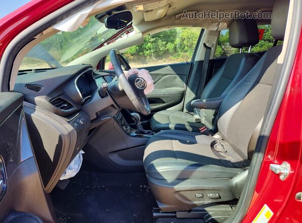 KL4CJBSB5HB083326 2017 BUICK ENCORE Burgundy Widok wnętrza z przodu