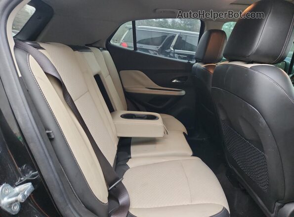 KL4CJBSB8HB071445 2017 BUICK ENCORE Black უკანა სავარძლების ხედი
