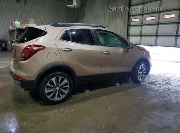 KL4CJBSB9JB636369 2018 BUICK ENCORE Желто-коричневый Задняя правая четверть