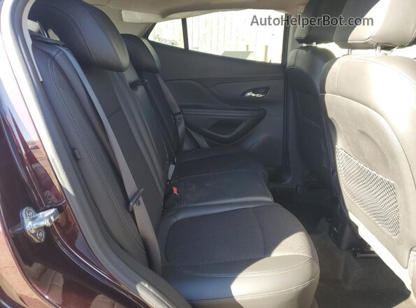 KL4CJBSBXJB536877 2018 BUICK ENCORE Темно-бордовый Вид задней части салона