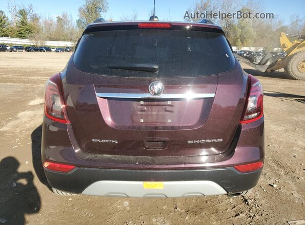 KL4CJBSBXJB536877 2018 BUICK ENCORE Темно-бордовый Вид сзади