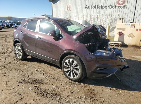KL4CJBSBXJB536877 2018 BUICK ENCORE Темно-бордовый Передняя правая четверть