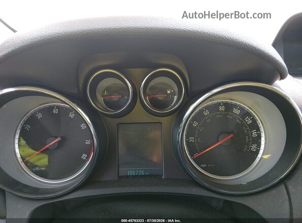 KL4CJCSB0GB633262 2016 BUICK ENCORE Серебряный Вид задних сидений