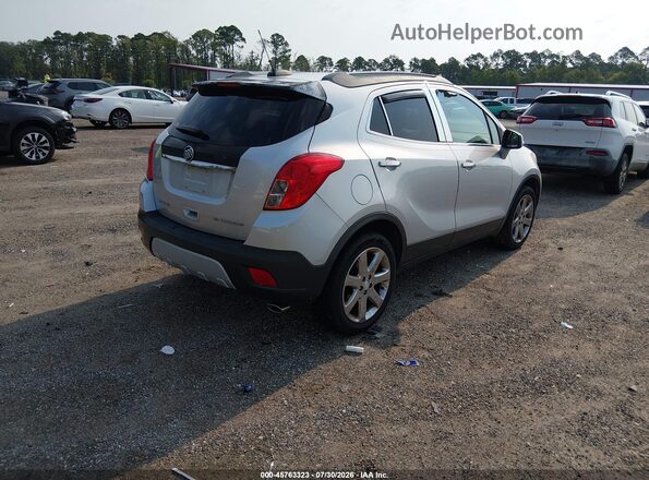 KL4CJCSB0GB633262 2016 BUICK ENCORE Серебряный Задняя правая четверть