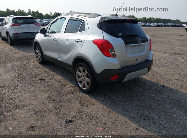 KL4CJCSB0GB633262 2016 BUICK ENCORE Серебряный Задняя левая четверть