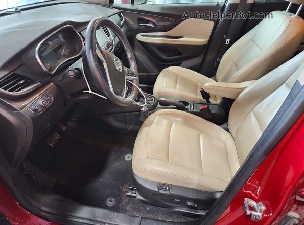 KL4CJCSB0JB534349 2018 BUICK ENCORE Maroon Սալոնի դիմացի տեսք