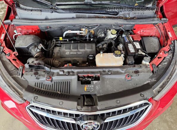 KL4CJCSB0JB534349 2018 BUICK ENCORE Maroon Սալոնի հետևի տեսք