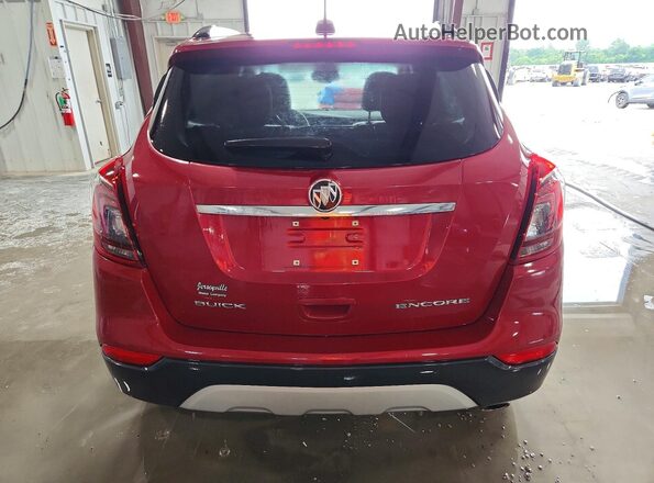 KL4CJCSB0JB534349 2018 BUICK ENCORE Maroon Հետևի տեսք