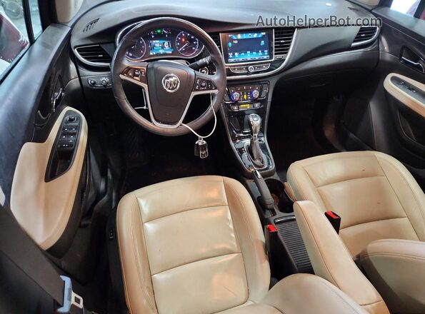 KL4CJCSB0JB534349 2018 BUICK ENCORE Maroon Առջևի վահանակի տեսք