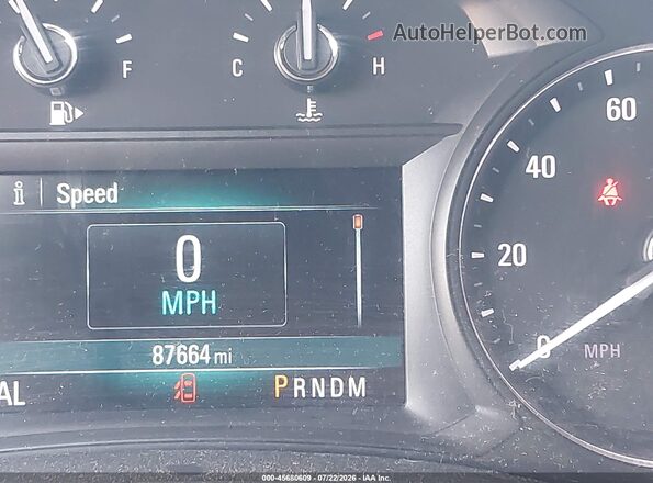 KL4CJCSB3JB694533 2018 BUICK ENCORE Red Հետևի նստատեղերի տեսք