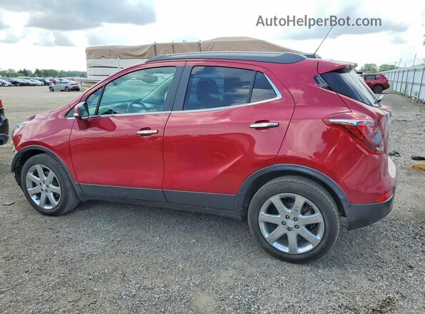 KL4CJCSB4JB603091 2018 BUICK ENCORE Red Trasero izquierdo