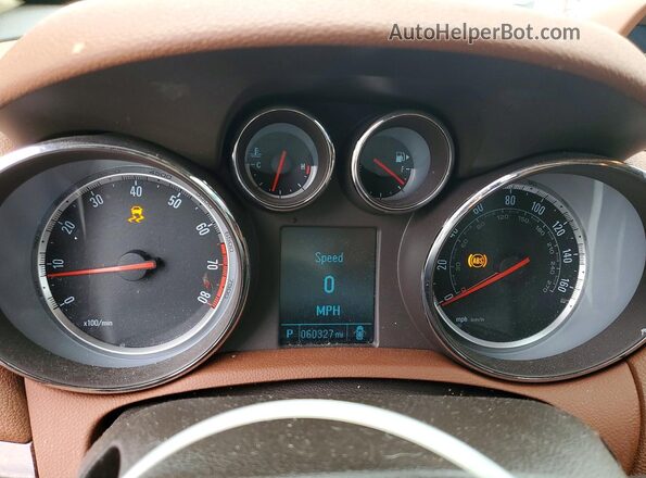 KL4CJCSB5GB607630 2016 BUICK ENCORE Brown Սարքավորումների վահանակի տեսք