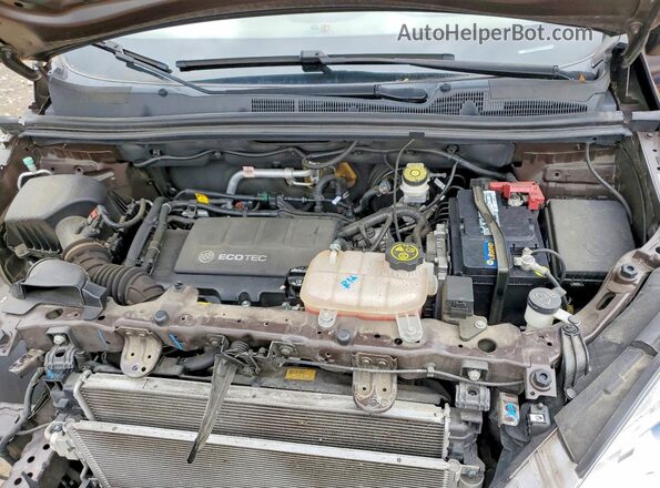 KL4CJCSB5GB607630 2016 BUICK ENCORE Brown Սալոնի հետևի տեսք