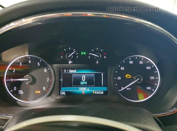 KL4CJCSB5HB092114 2017 BUICK ENCORE White Սարքավորումների վահանակի տեսք