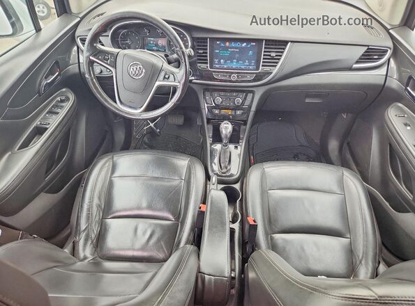 KL4CJCSB6HB138274 2017 BUICK ENCORE Серебряный Вид панели приборов