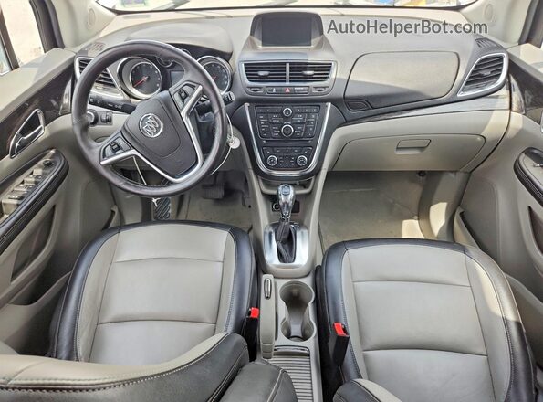 KL4CJCSB8GB684864 2016 BUICK ENCORE Silver Vista del salpicadero