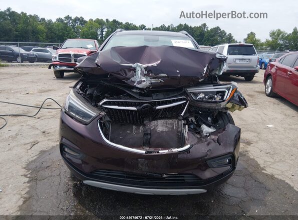 KL4CJCSB9JB600641 2018 BUICK ENCORE Purple Instrument cluster view