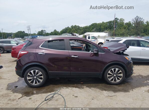 KL4CJCSB9JB600641 2018 BUICK ENCORE Purple Rear interior view