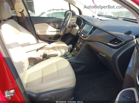 KL4CJCSBXHB155255 2017 BUICK ENCORE Red წინა სალონის ხედი