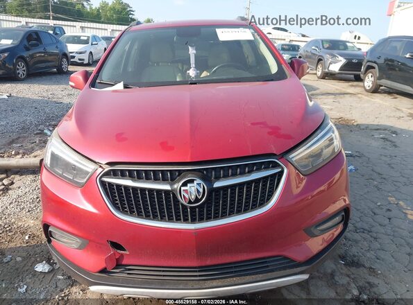 KL4CJCSBXHB155255 2017 BUICK ENCORE Red ხელსაწყოთა პანელის ხედი
