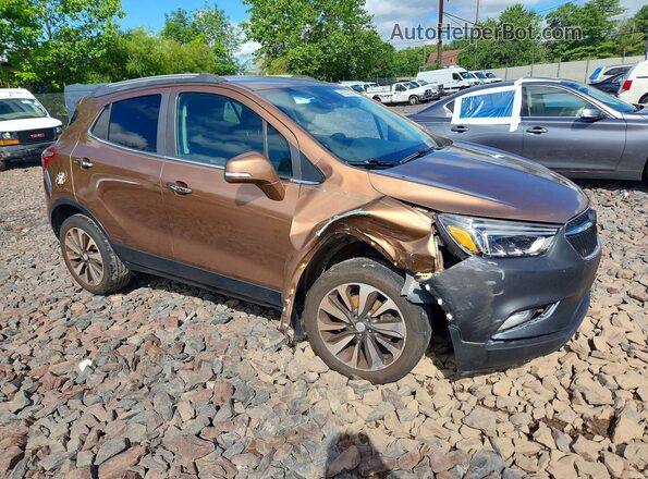 KL4CJCSBXHB162559 2017 BUICK ENCORE Коричневый Передняя правая четверть