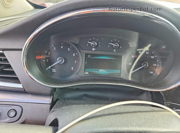 KL4CJCSBXHB162559 2017 BUICK ENCORE Коричневый Вид щитка приборов