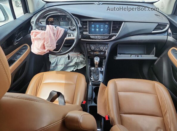 KL4CJCSM0KB745716 2019 BUICK ENCORE Белый Вид панели приборов