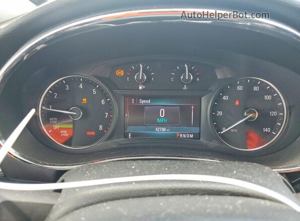 KL4CJCSM1KB740069 2019 BUICK ENCORE Черный Вид щитка приборов
