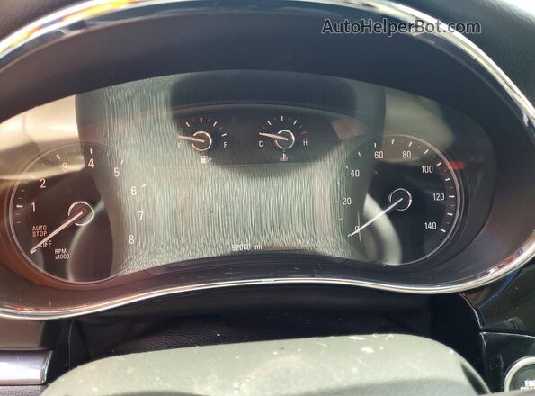 KL4CJCSM7KB728203 2019 BUICK ENCORE Белый Вид щитка приборов