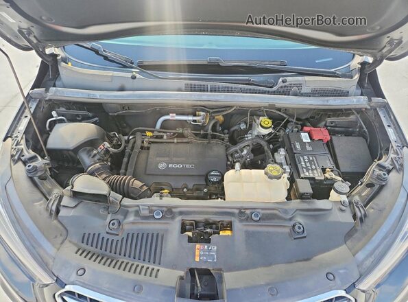 KL4CJDSB9HB163322 2017 BUICK ENCORE Black ძრავის განყოფილების ხედი