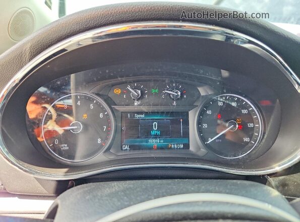 KL4CJESB0HB042037 2017 BUICK ENCORE Gray ხელსაწყოთა პანელის ხედი