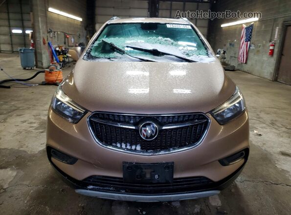 KL4CJESB0JB563961 2018 BUICK ENCORE Gold Front view