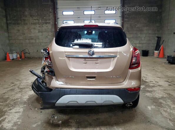 KL4CJESB0JB563961 2018 BUICK ENCORE Gold Rear view