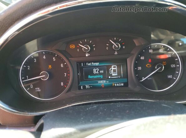 KL4CJESB1HB250671 2017 BUICK ENCORE Black Widok zestawu wskaźników