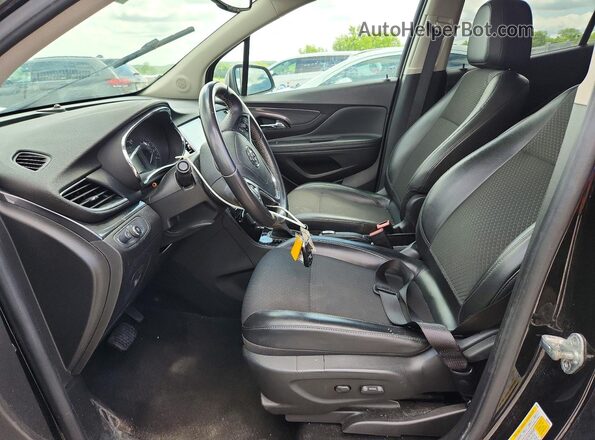 KL4CJESB1KB700813 2019 BUICK ENCORE Черный Вид салона спереди