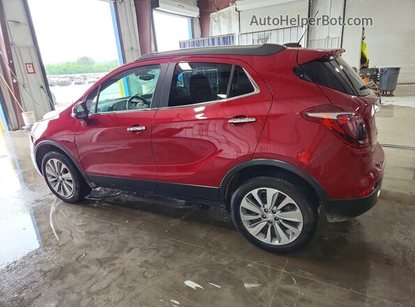 KL4CJESB1KB794742 2019 BUICK ENCORE Maroon Trasero izquierdo