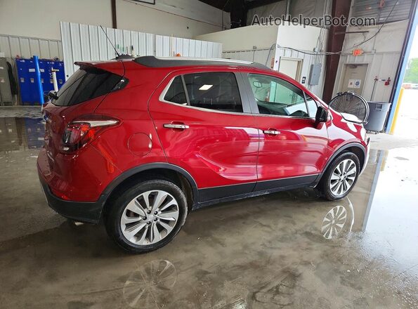 KL4CJESB1KB794742 2019 BUICK ENCORE Maroon Trasero derecho