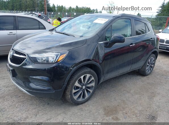 KL4CJESB1MB305419 2021 BUICK ENCORE Black Առջևի ձախ երեք քառորդ տեսարան