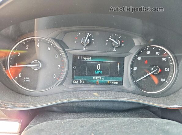 KL4CJESB2HB082569 2017 BUICK ENCORE White Instrument cluster view
