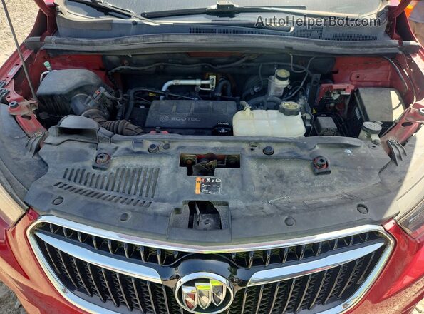 KL4CJESB2HB159487 2017 BUICK ENCORE Red Vista del compartimento del motor